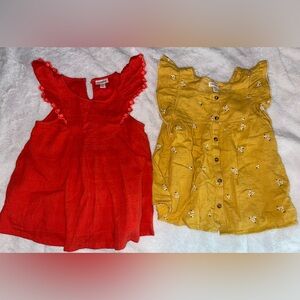 GIRLS SHIRTS BLOUSES CAT&JACK SIZE M 7/8